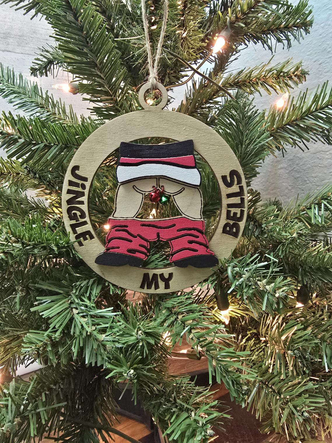 Jingle My Bells Christmas Ornament | Jingle My Balls Christmas Ornament | Xmas Ornament