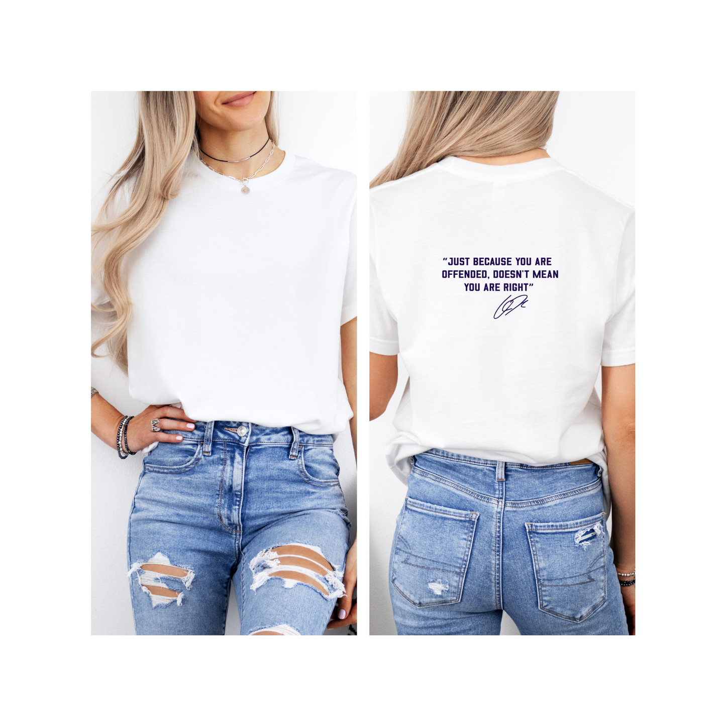 Charlie Kirk “FREEDOM” Women’s Slim Fit Tee — Tultex Fine Jersey Tshirt