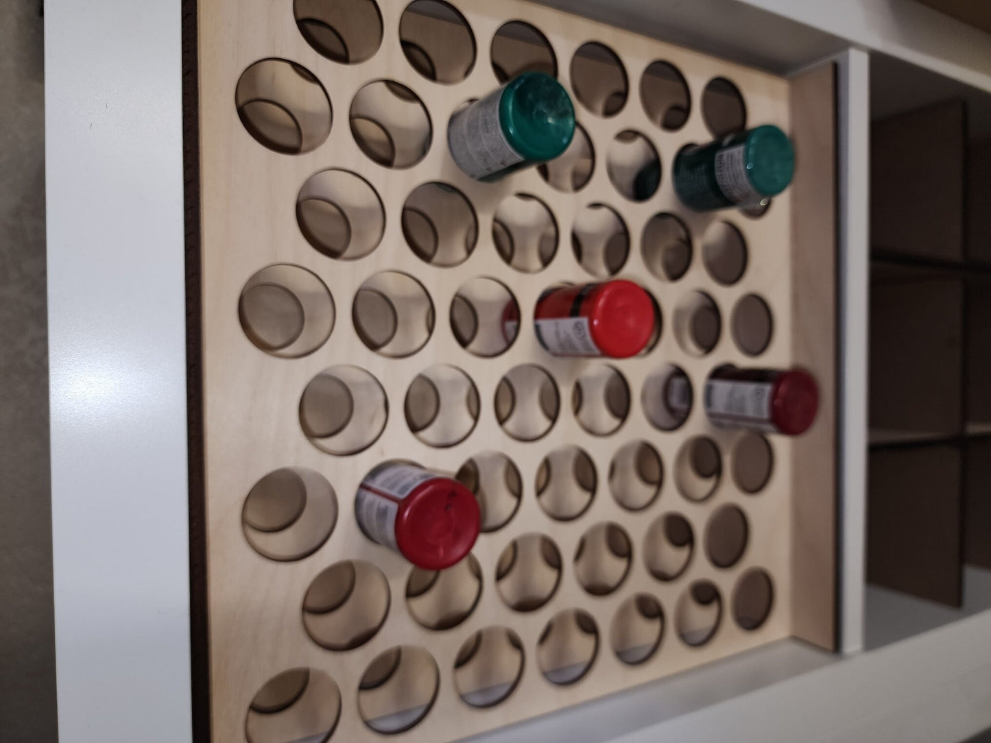 Cubby Insert | Acrylic Paint Organization | Paint Bottle Organizer | Craft Room Organization