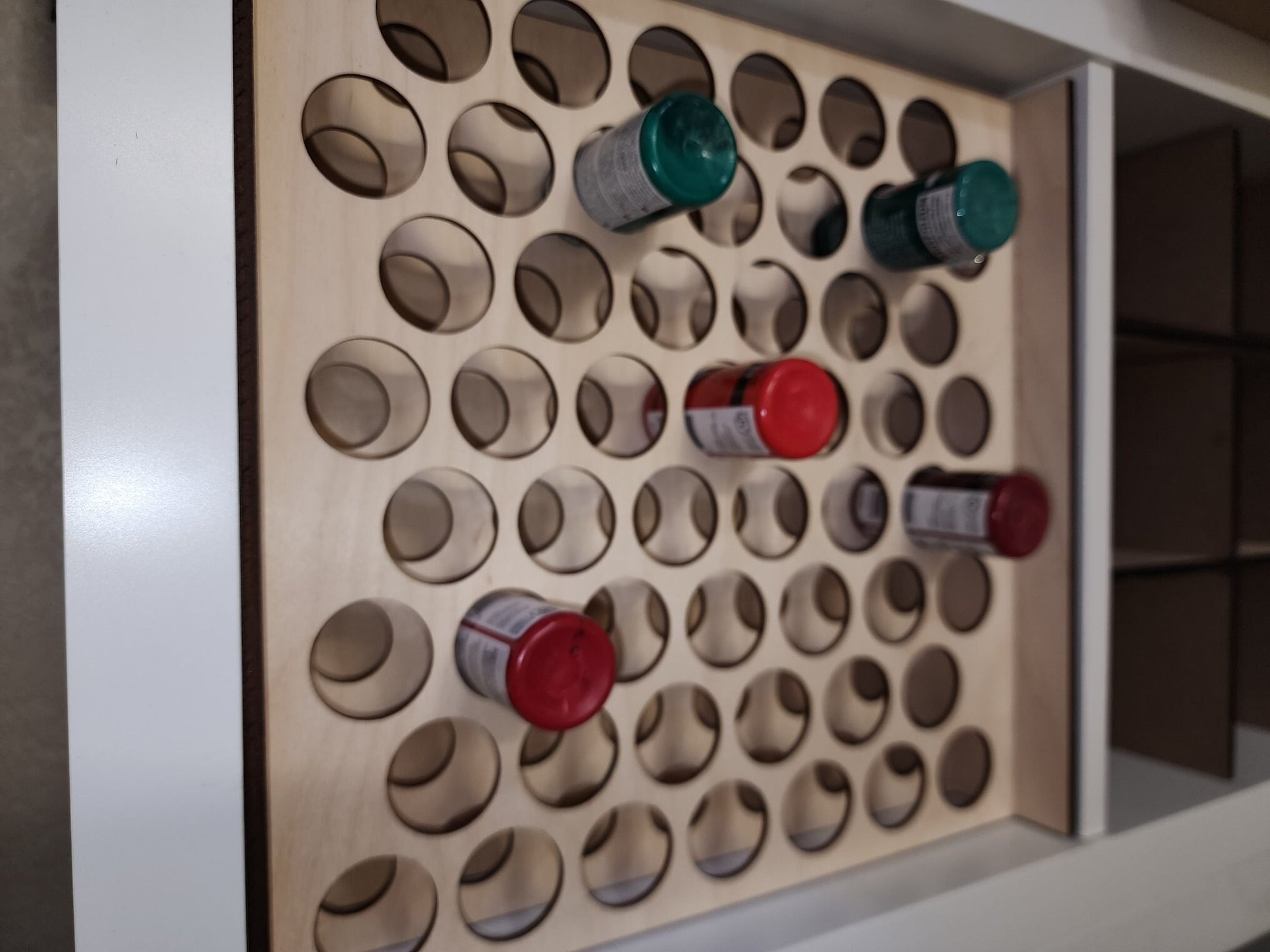 Cubby Insert | Acrylic Paint Organization | Paint Bottle Organizer | Craft Room Organization