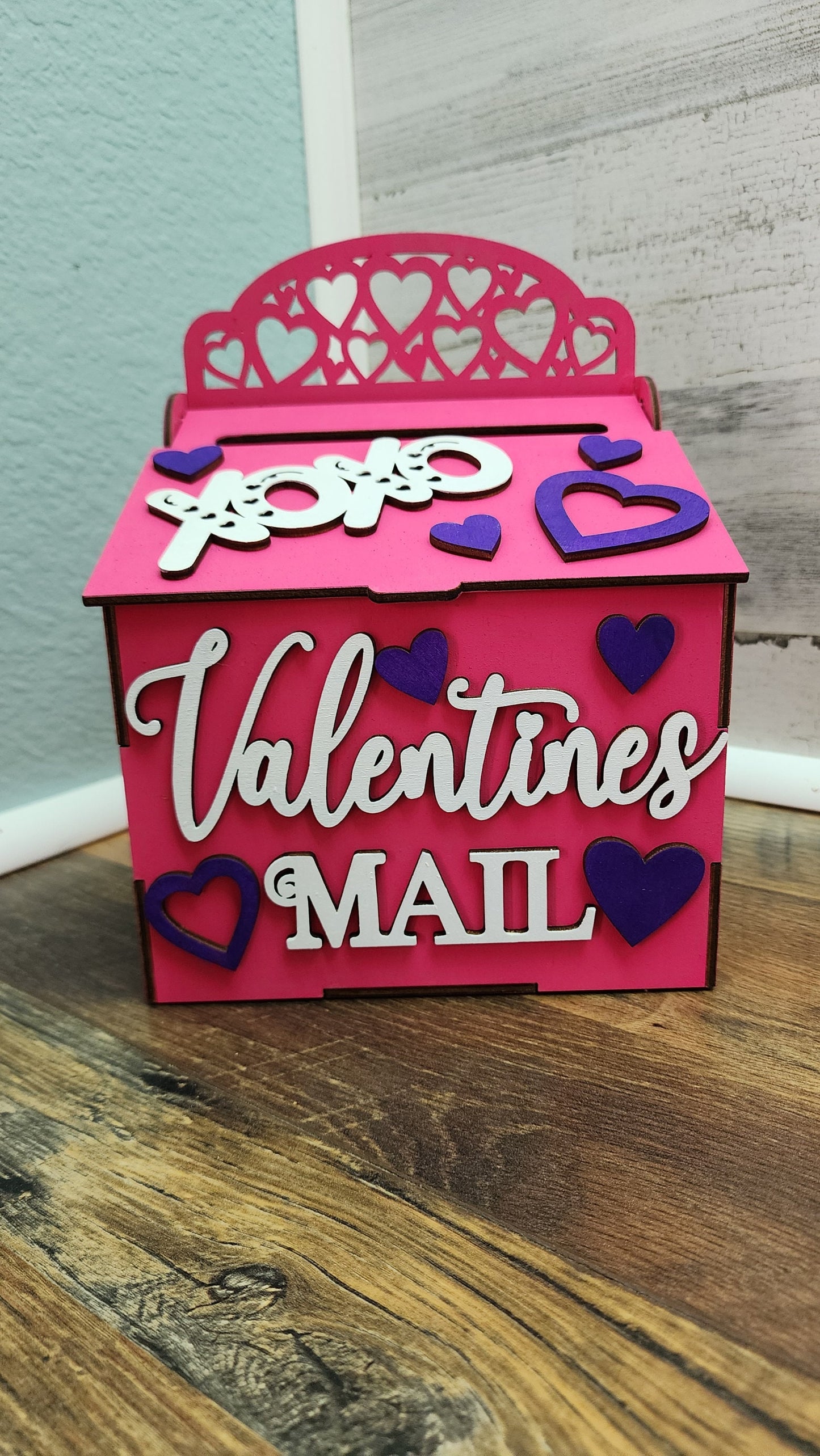 Valentine Day Box | School Valentines Box | Valentine Mailbox | School Party Valentine Mailbox