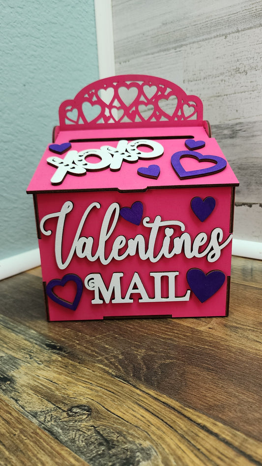 Valentine Day Box | School Valentines Box | Valentine Mailbox | School Party Valentine Mailbox