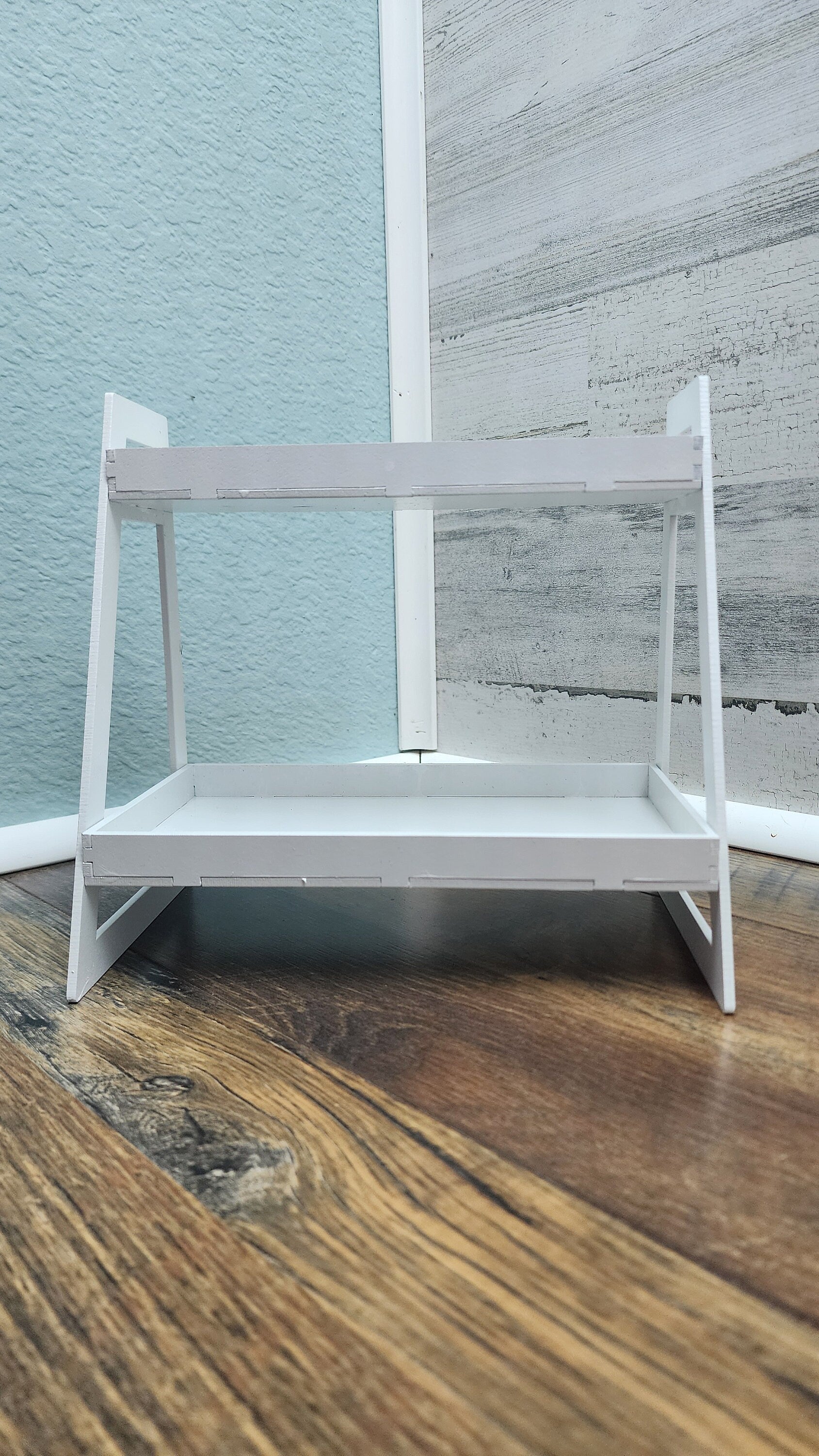 Wood Shelf | Tiered Tray Decor | Customizable