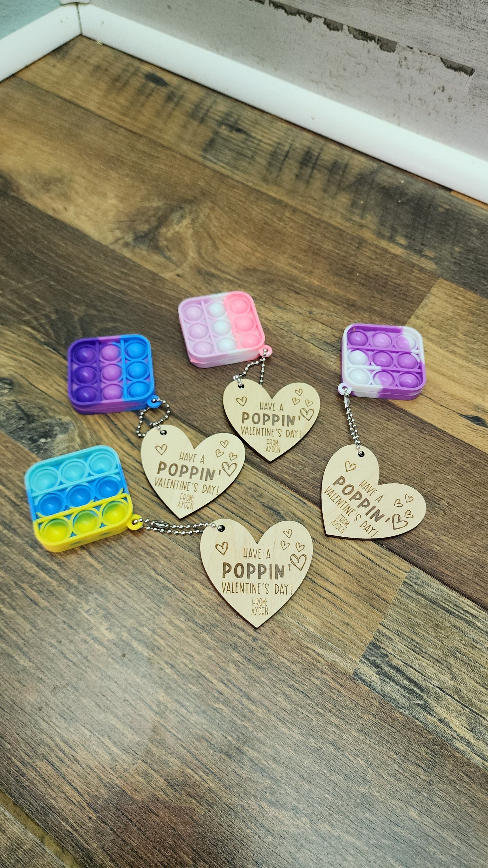 School Valentines | POP INCLUDED | Kid Valentines | Pop Valentines | Class Party Valentines