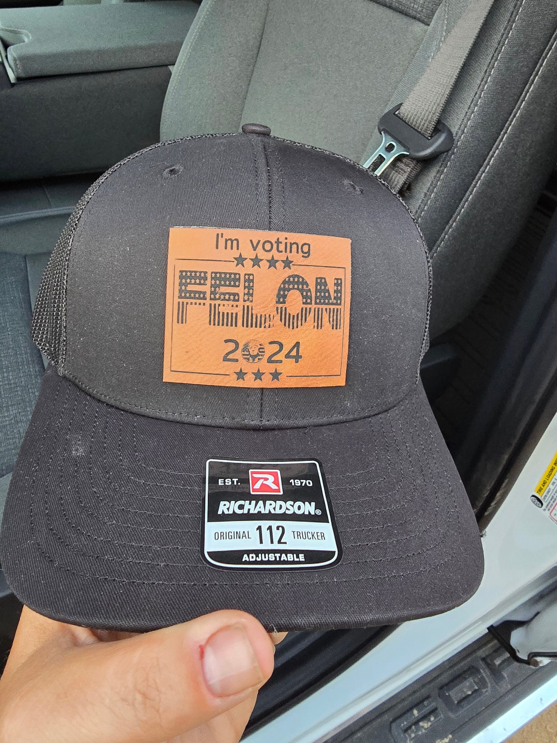 I'm Voting Felon | Vote for the Felon Hat | Presidential Candidate | Trump Hat | Custom Hat