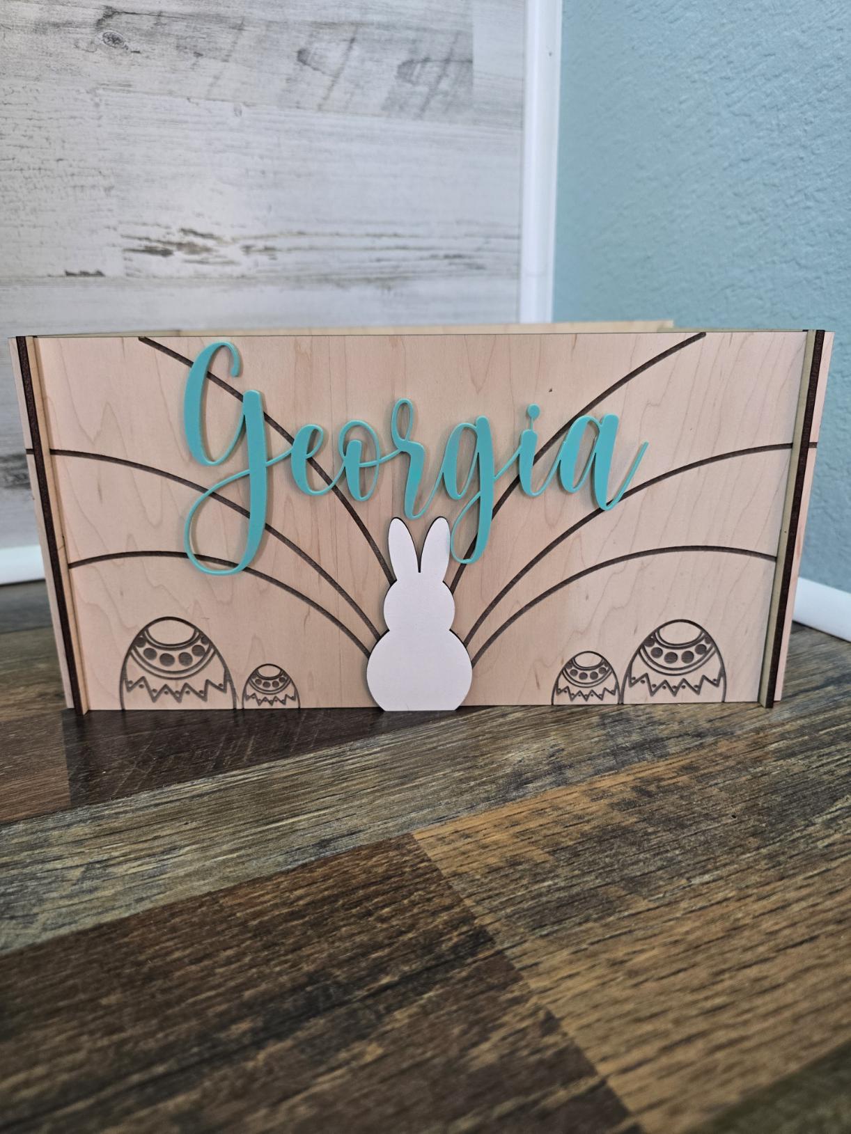 Easter Box | Personalized Easter Box | Easter Basket Alternative