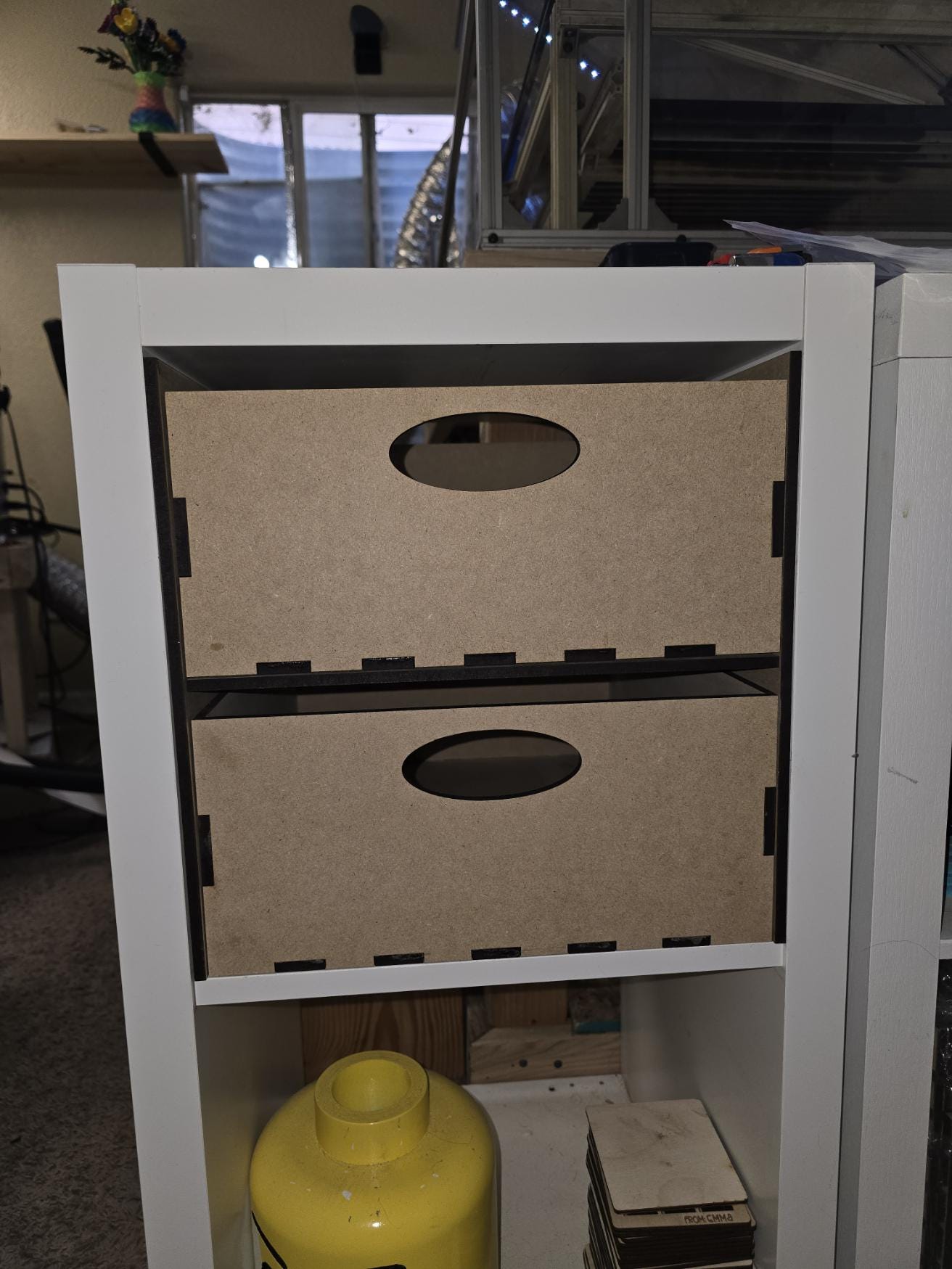 Cubby Organizer | 2 Drawer Insert | Physical Product | Big Box Store Cube Shelves