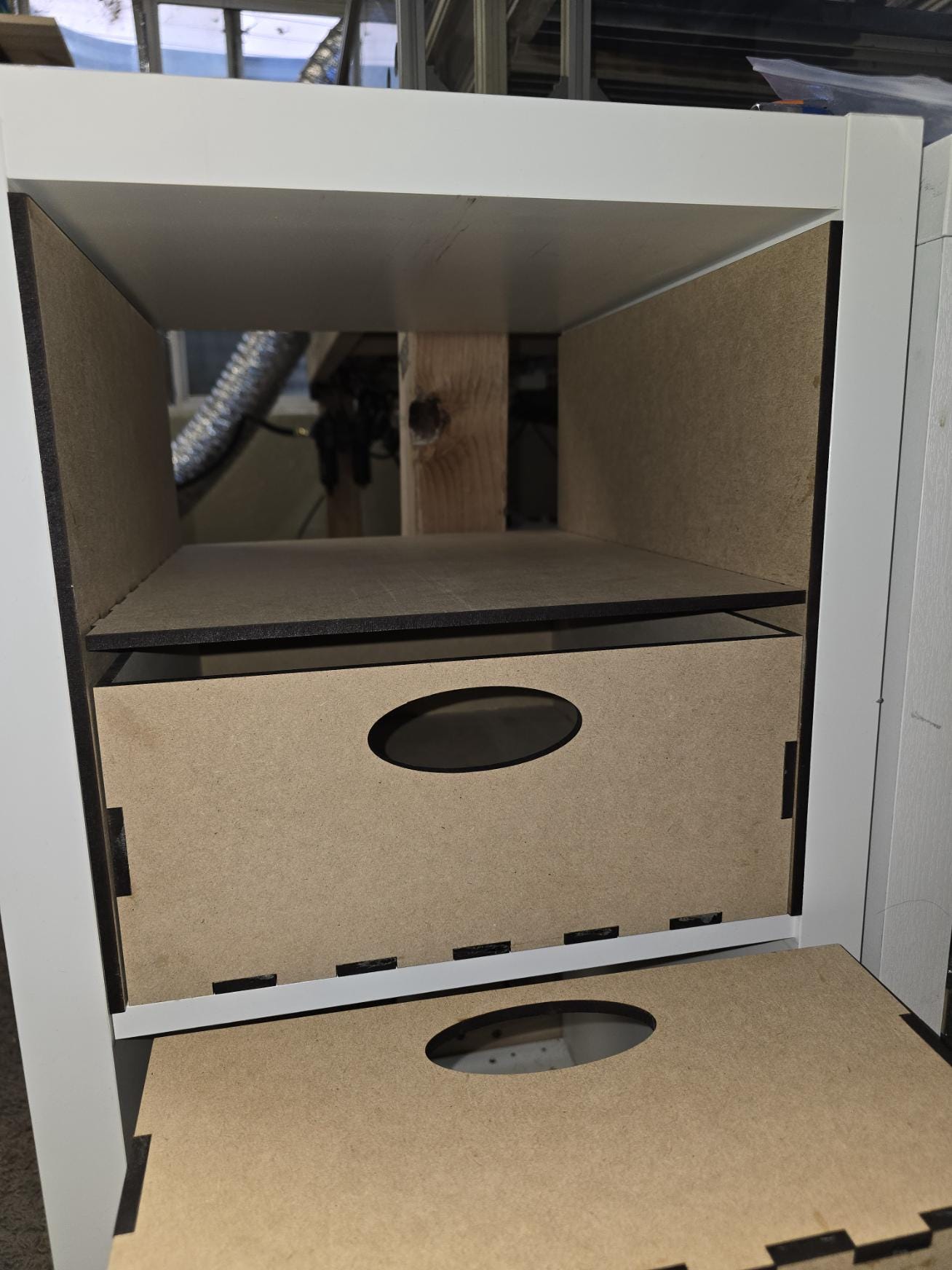 Cubby Organizer | 2 Drawer Insert | Physical Product | Big Box Store Cube Shelves