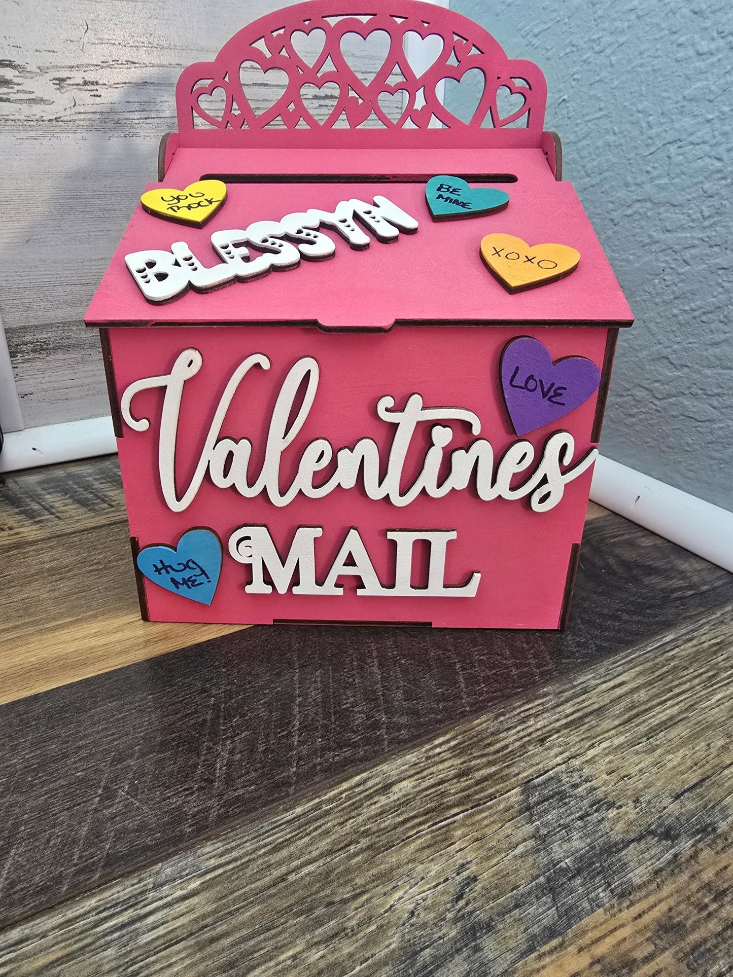 Valentine Day Box | School Valentines Box | Valentine Mailbox | School Party Valentine Mailbox