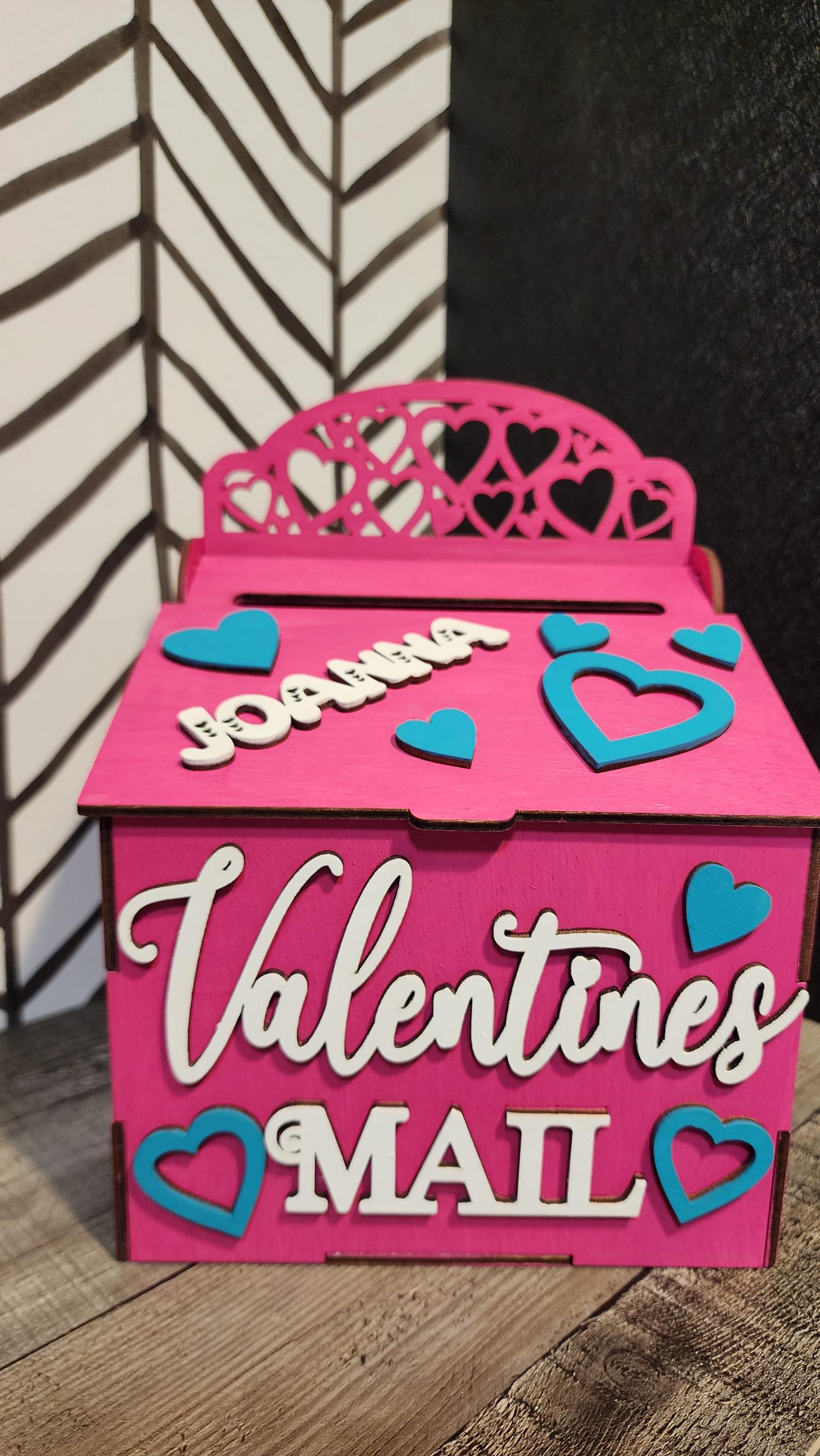 Valentine Day Box | School Valentines Box | Valentine Mailbox | School Party Valentine Mailbox