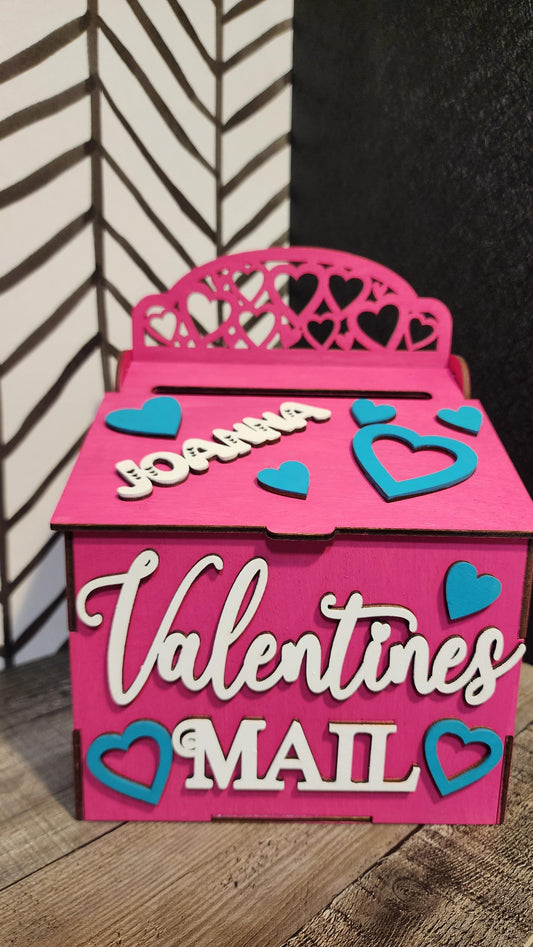 Valentine Day Box | School Valentines Box | Valentine Mailbox | School Party Valentine Mailbox