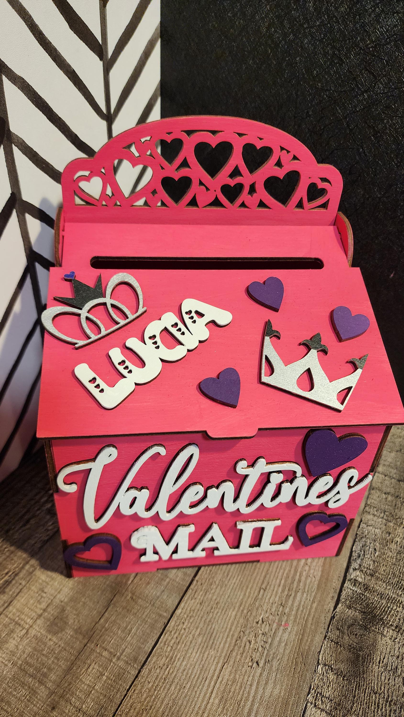 Valentine Day Box | School Valentines Box | Valentine Mailbox | School Party Valentine Mailbox