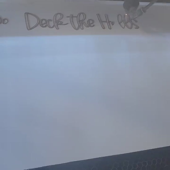 Deck The Halls And Not Your Family Sign | Funny Christmas Sign | Christmas Sign