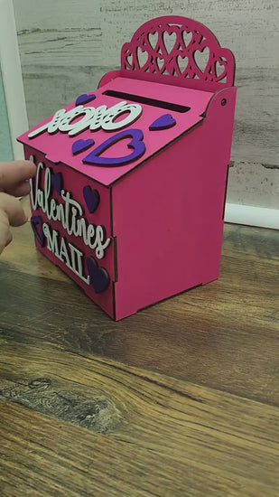 Valentine Day Box | School Valentines Box | Valentine Mailbox | School Party Valentine Mailbox