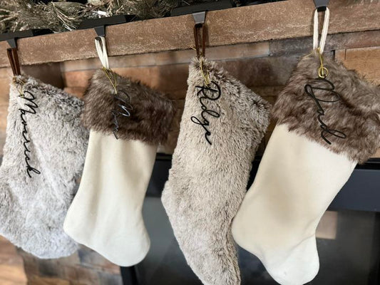 Stocking Name Tags | Acrylic Name Tags | Personalized | Decorative