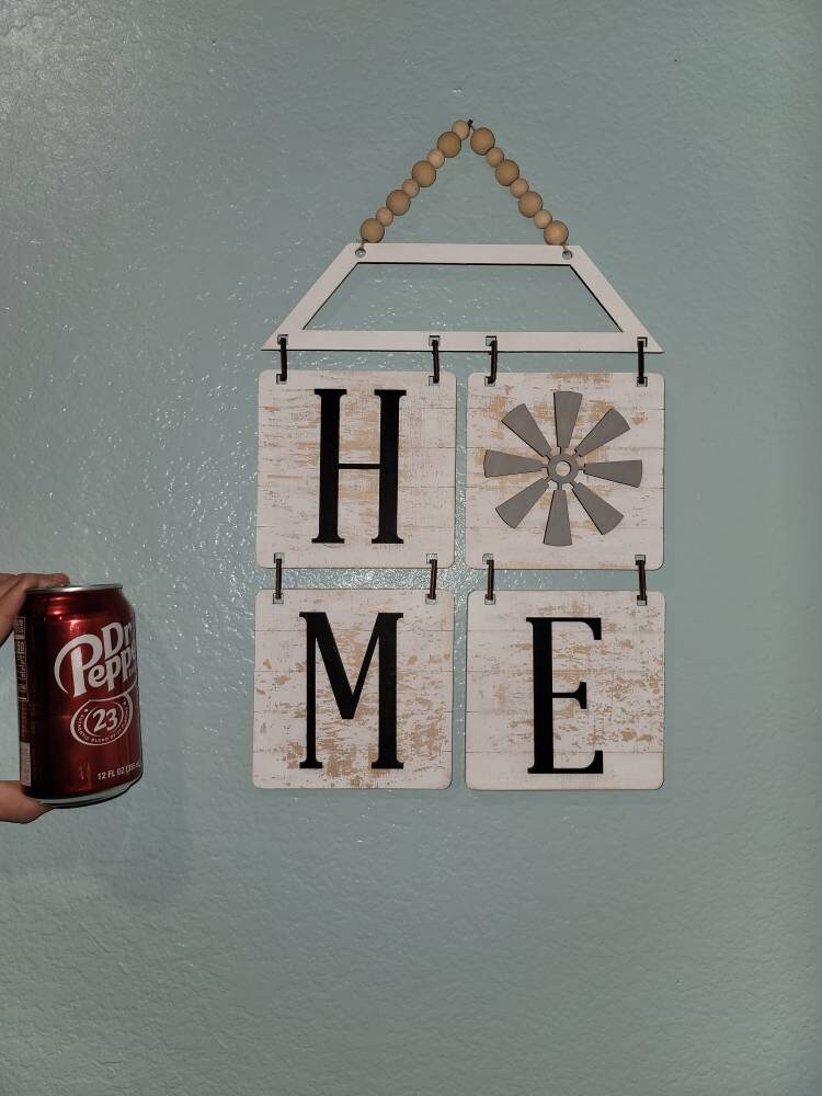 Home Sign | Hanging Home Sign | Farmhouse Sign | Farmhouse | Housewarming Gift | Laser Made