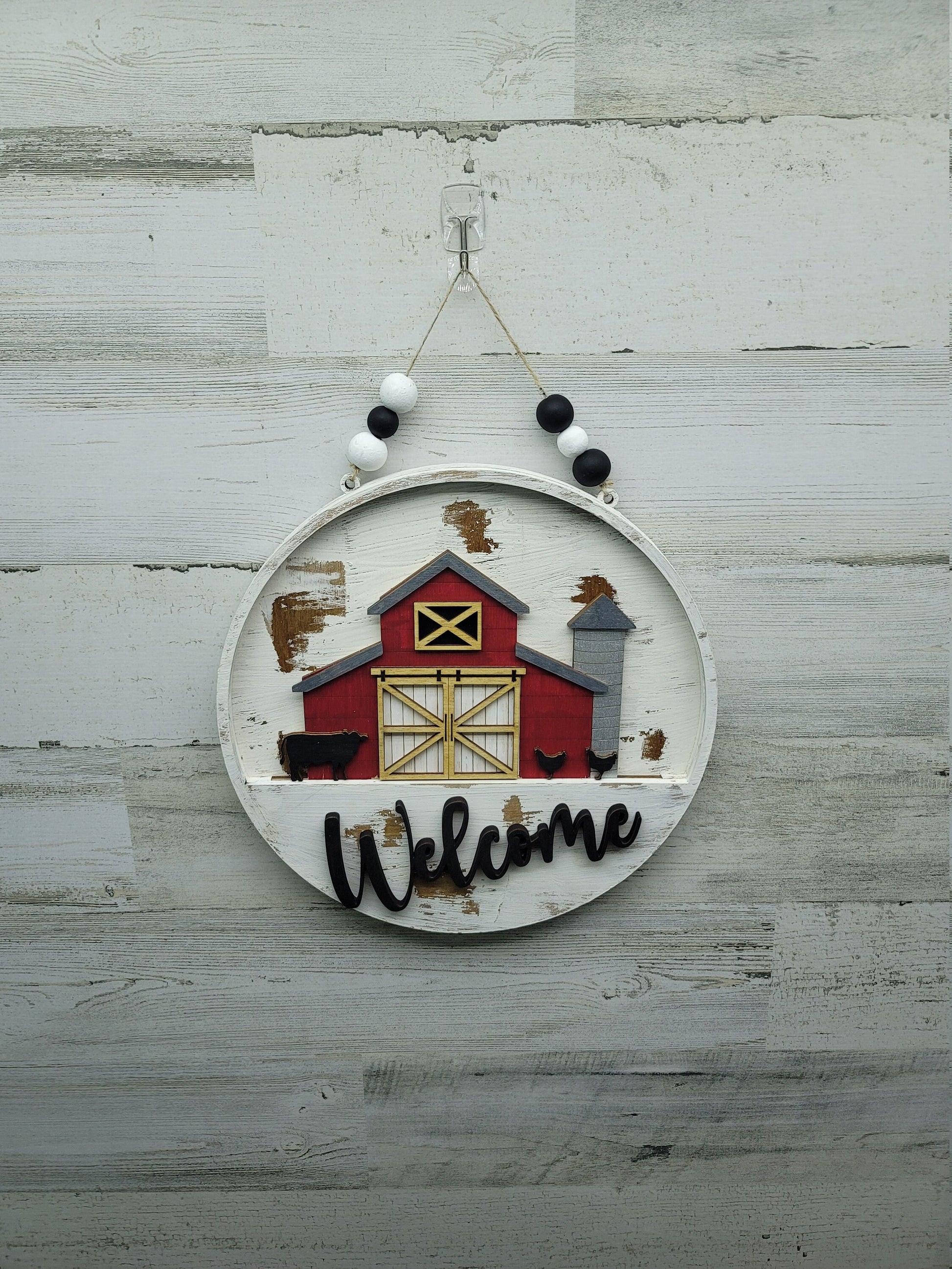 Front Door Welcome Sign | Welcome Sign | Interchangeable Welcome Sign | Distressed Welcome Sign | Farmhouse Welcome Sign