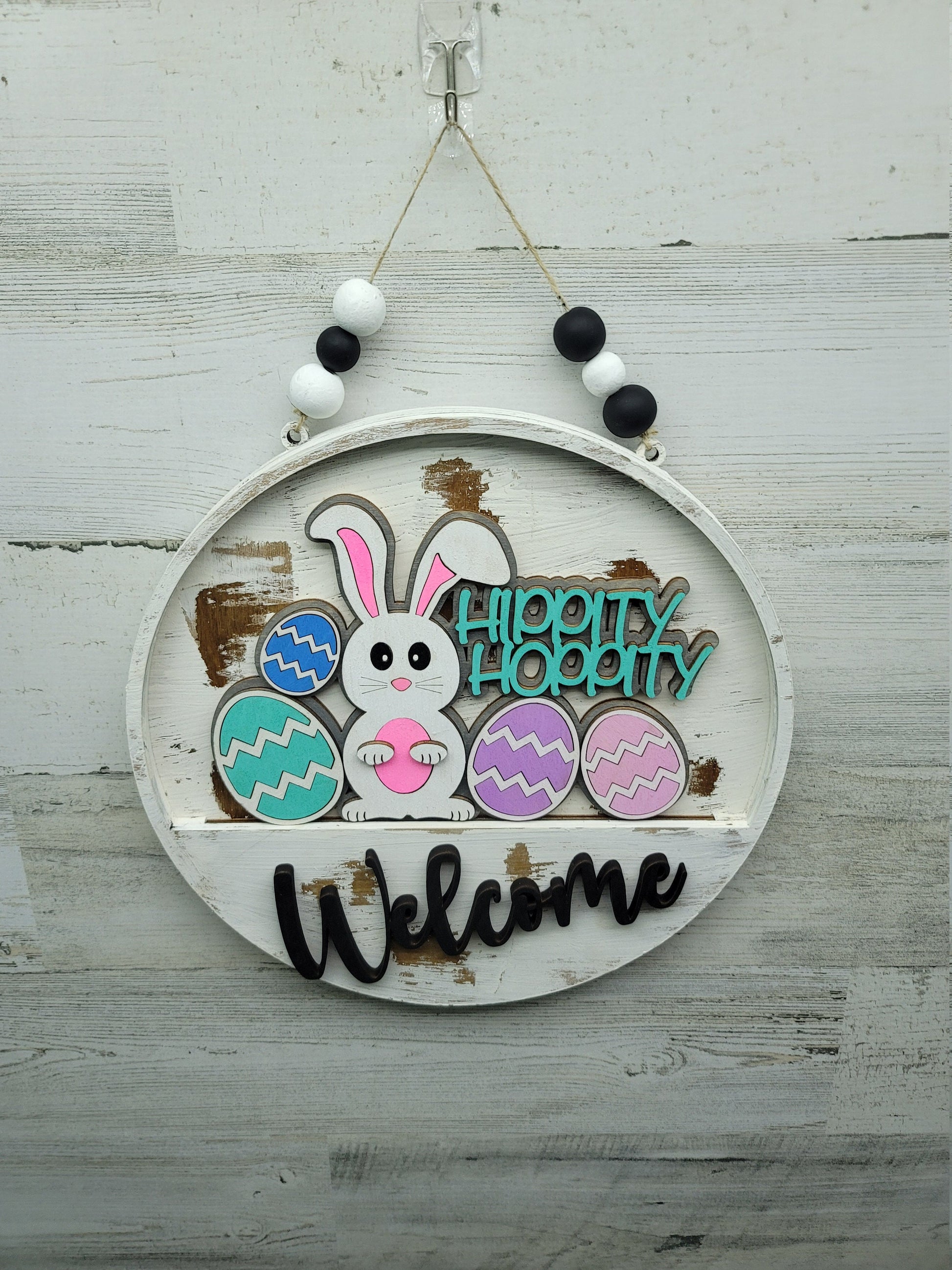 Easter Insert Welcome Sign | Happy Easter Welcome Sign | Front Door Sign | Easter Front Door Sign