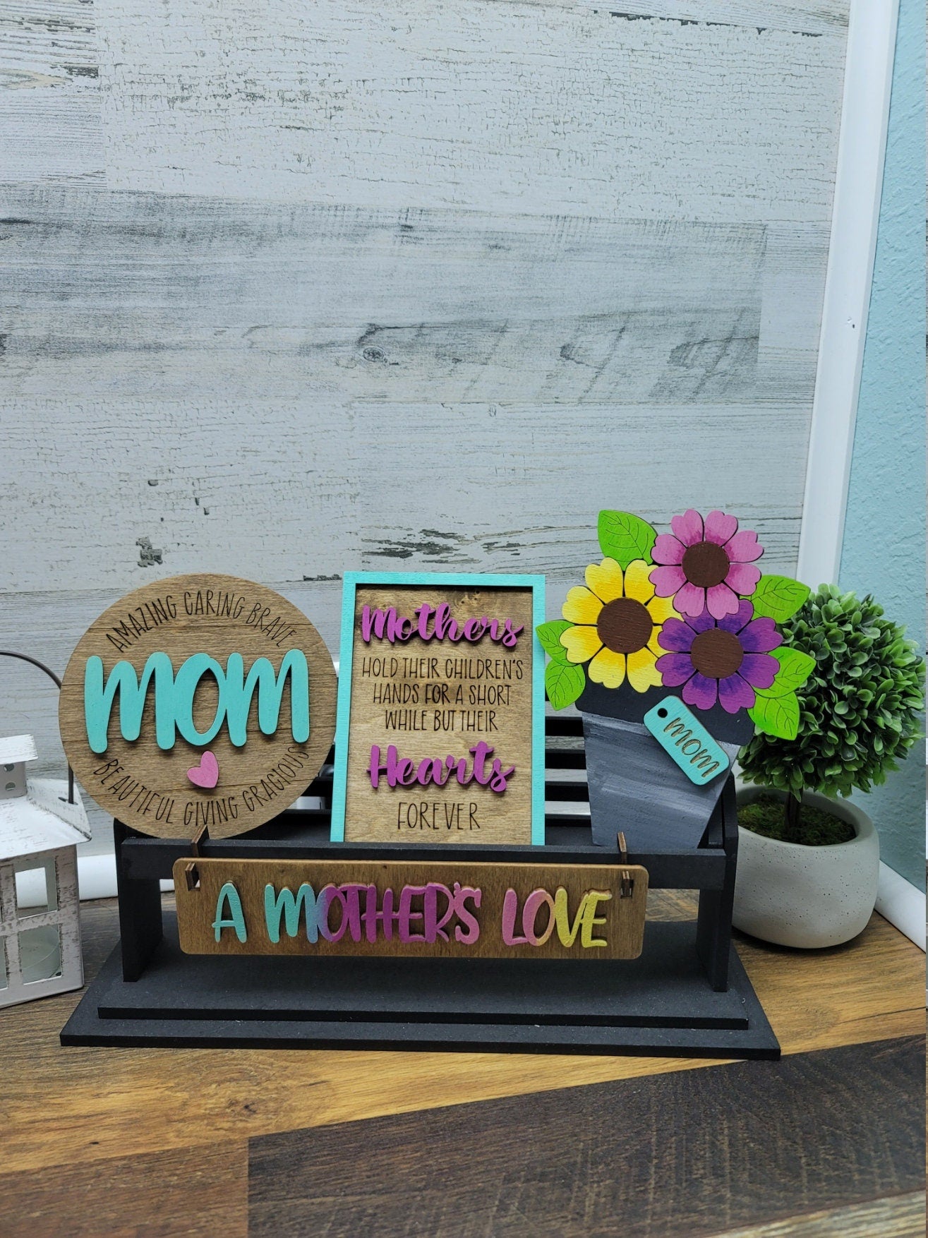 Mothers Day Shelf Sitter Insert | Mothers Day Tiered Tray Signs | Mothers Day Shelf Sitter Decor | Mothers Day Decor | Mothers Day Signs