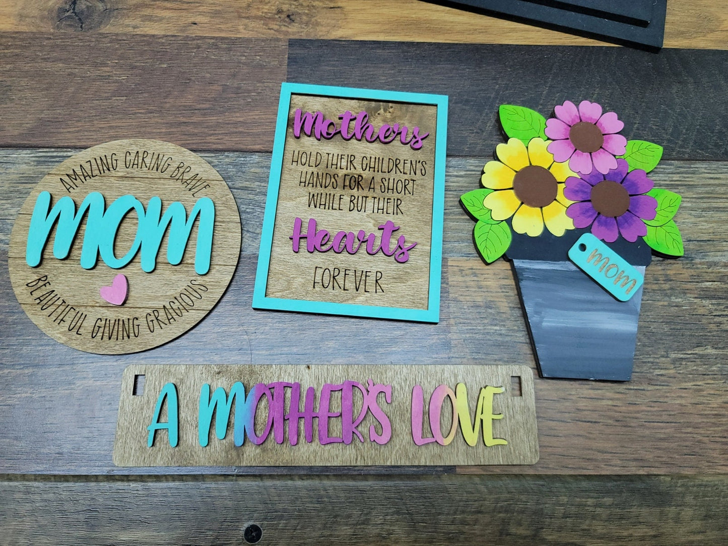 Mothers Day Shelf Sitter Insert | Mothers Day Tiered Tray Signs | Mothers Day Shelf Sitter Decor | Mothers Day Decor | Mothers Day Signs