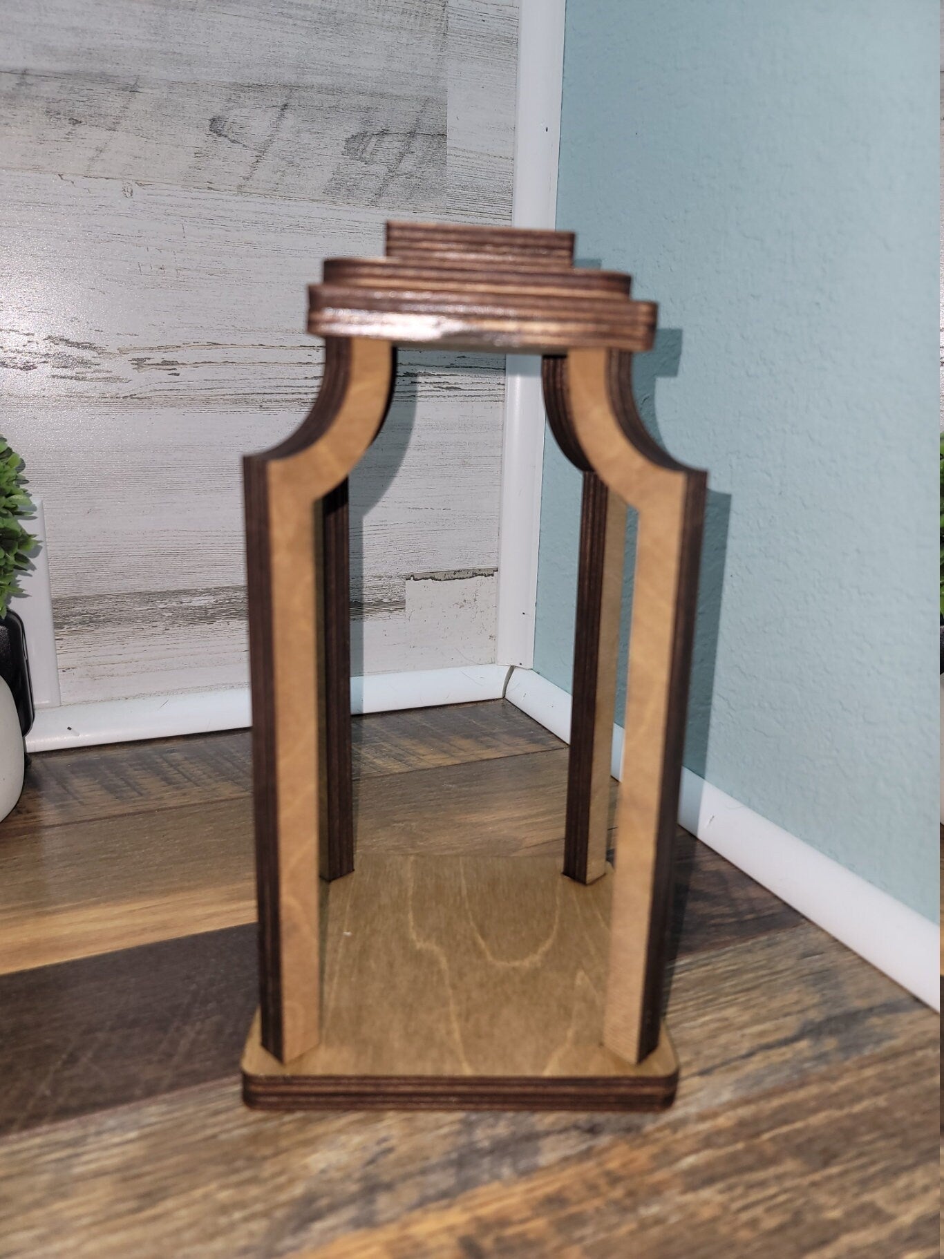 Farmhouse Style Lantern | Wedding Lantern | Lantern Centerpiece | Party Lantern | Rustic Lantern | Wood Lantern