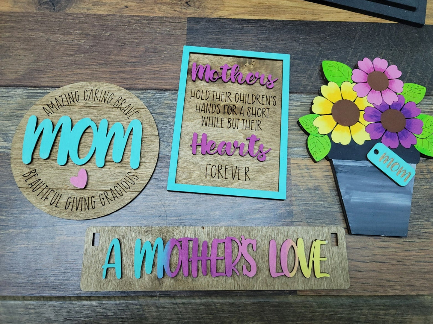 Mothers Day Shelf Sitter Insert | Mothers Day Tiered Tray Signs | Mothers Day Shelf Sitter Decor | Mothers Day Decor | Mothers Day Signs