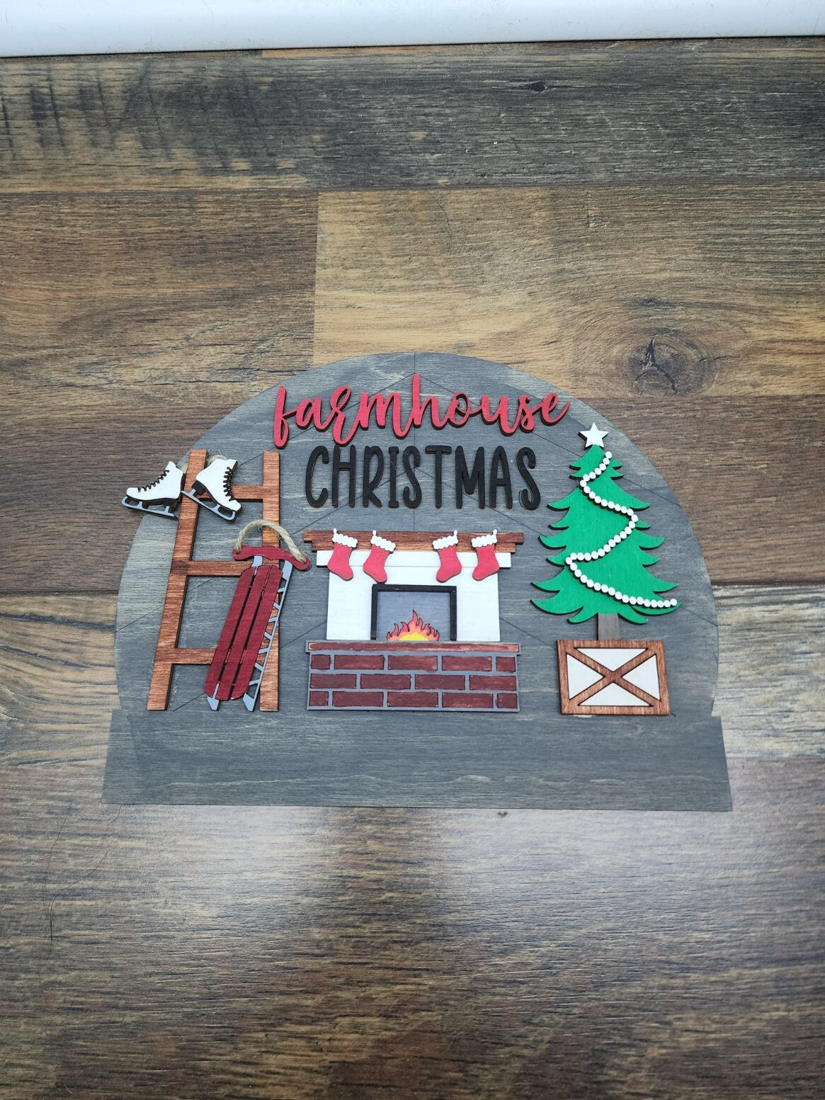 Farmhouse Christmas Welcome Sign Insert | Farmhouse Christmas Sign | Welcome Sign Insert