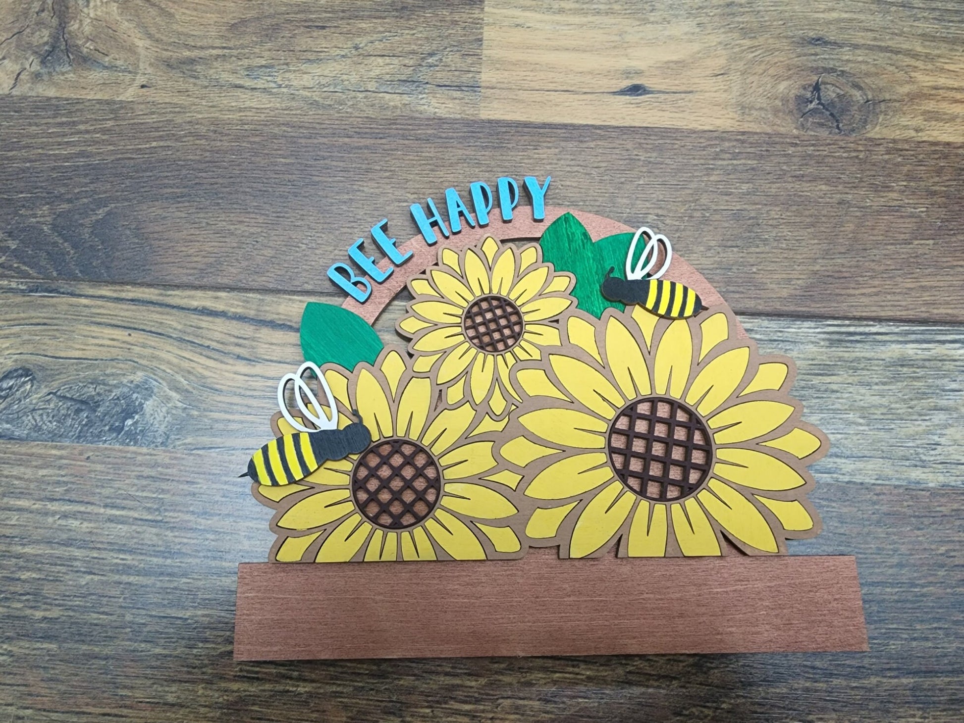 Sunflower Welcome Sign Insert | Bee Happy Sunflower Welcome Sign Insert | Welcome Sign Insert