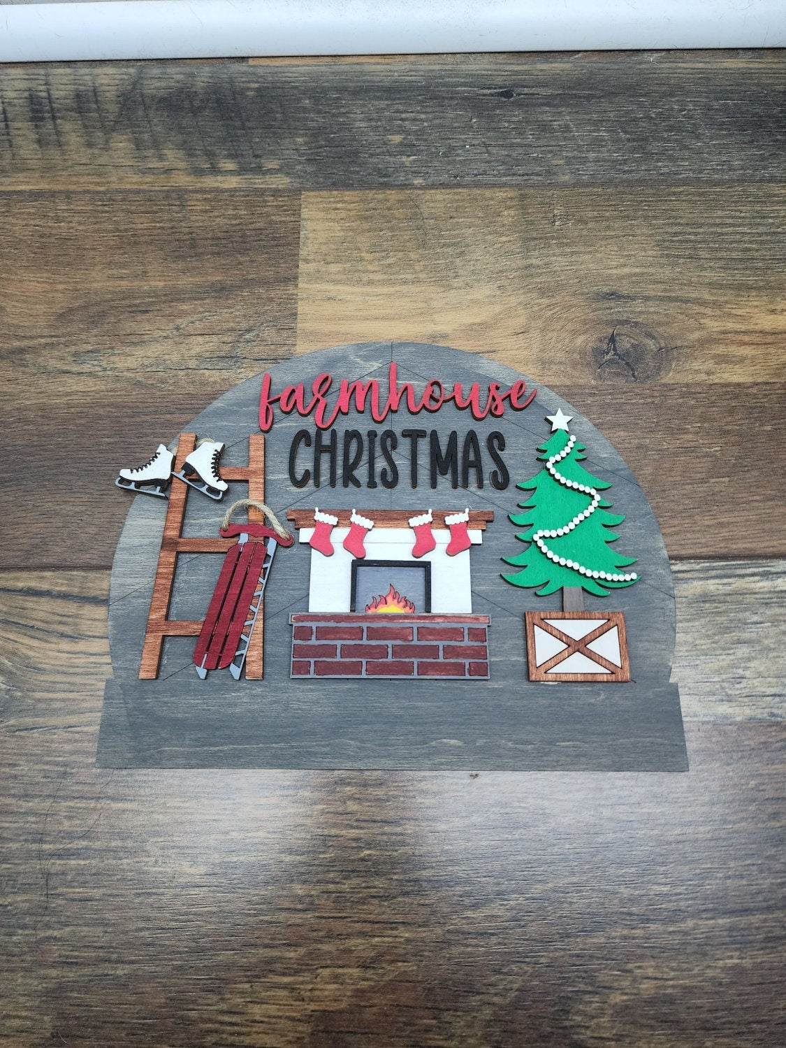 Farmhouse Christmas Welcome Sign Insert | Farmhouse Christmas Sign | Welcome Sign Insert