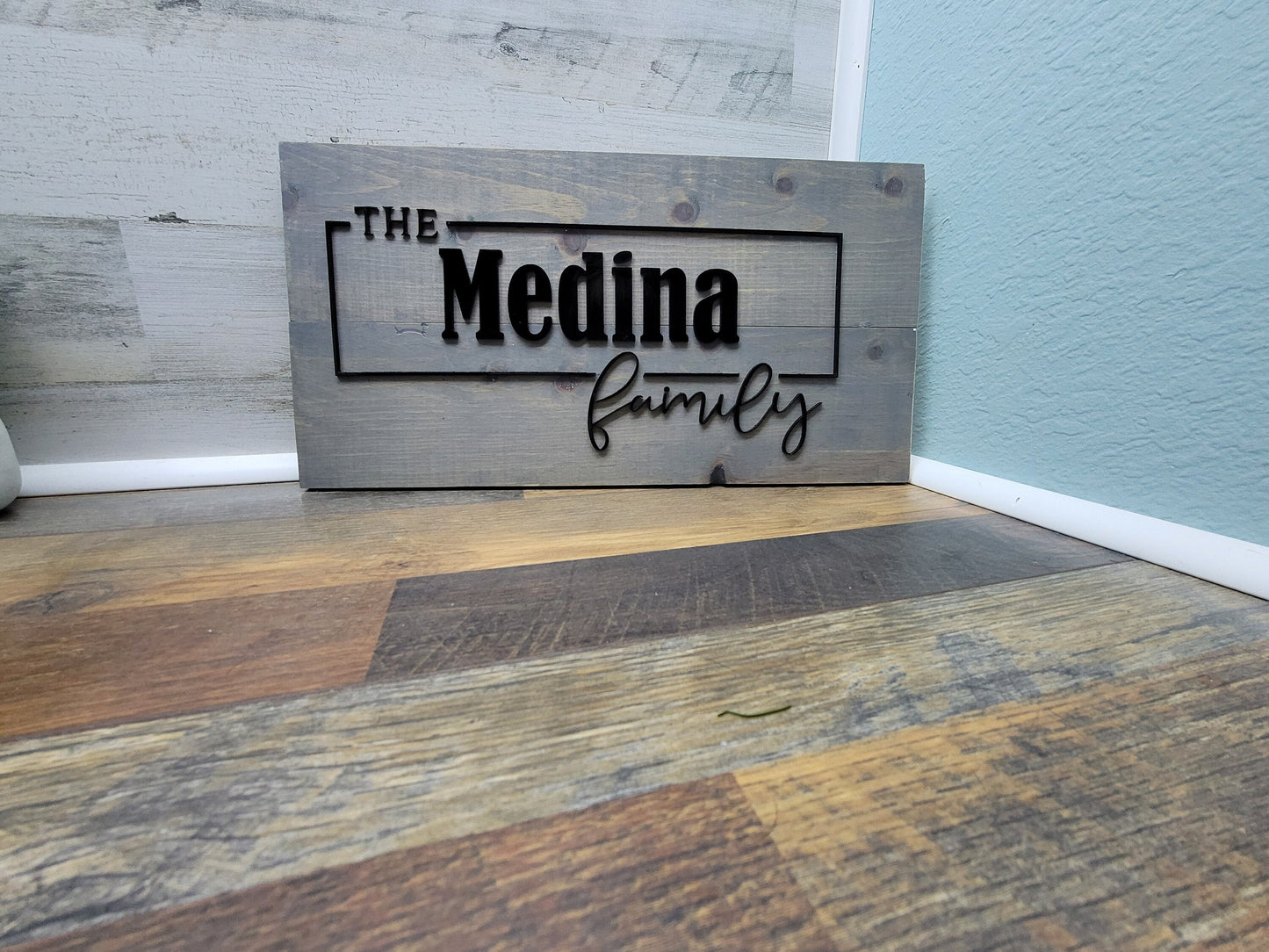 Last Name Front Door Sign | Last Name Sign | Custom Last Name Sign