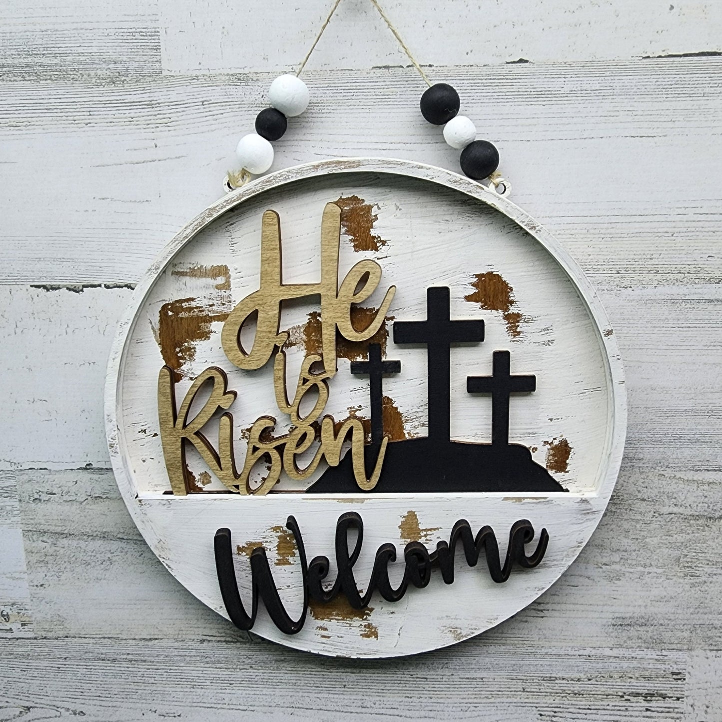 He Is Risen Insert | Religious Welcome Sign Insert | Interchangeable Insert | Welcome Sign Insert