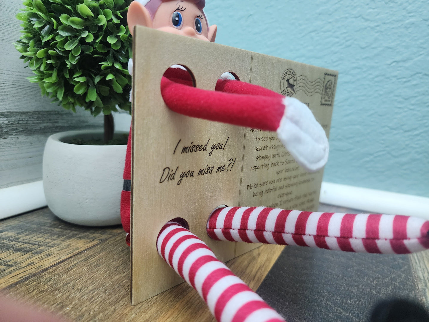 The Elf Is Back | The Red Elf Has Returned | Elf Accessories | Christmas Elf Accessories