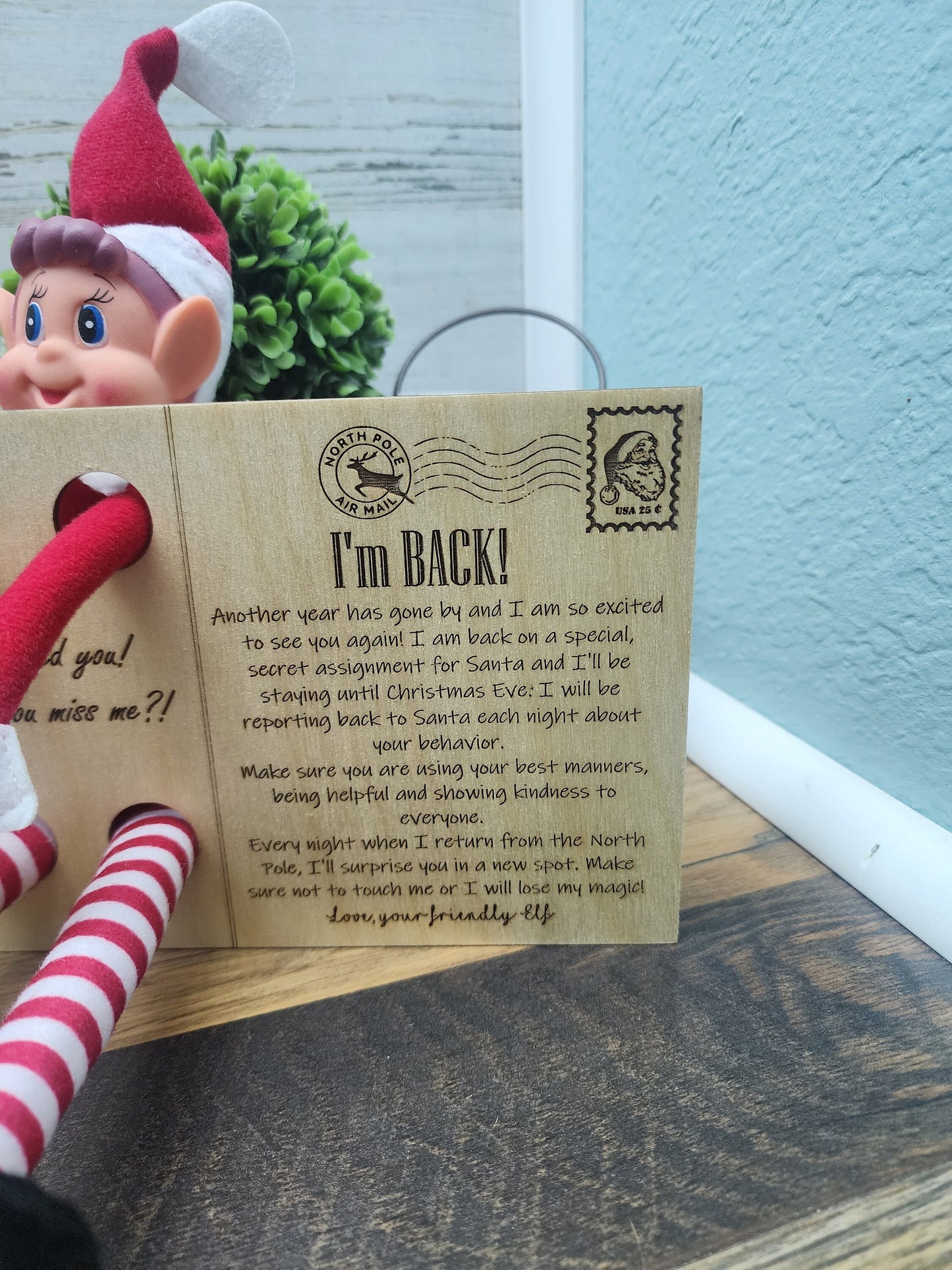 The Elf Is Back | The Red Elf Has Returned | Elf Accessories | Christmas Elf Accessories