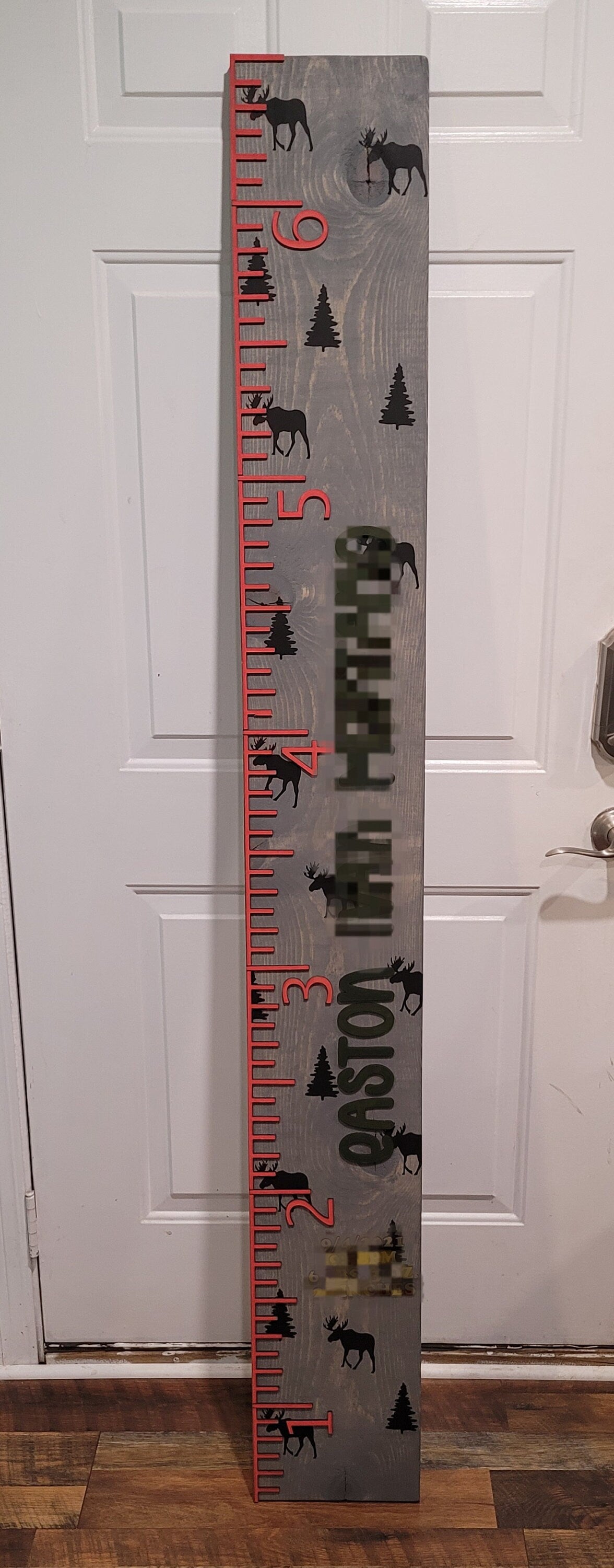 DIY Growth Chart | Growth Chart Ruler | Growth Chart Numbers | Make Your Own Growth Chart