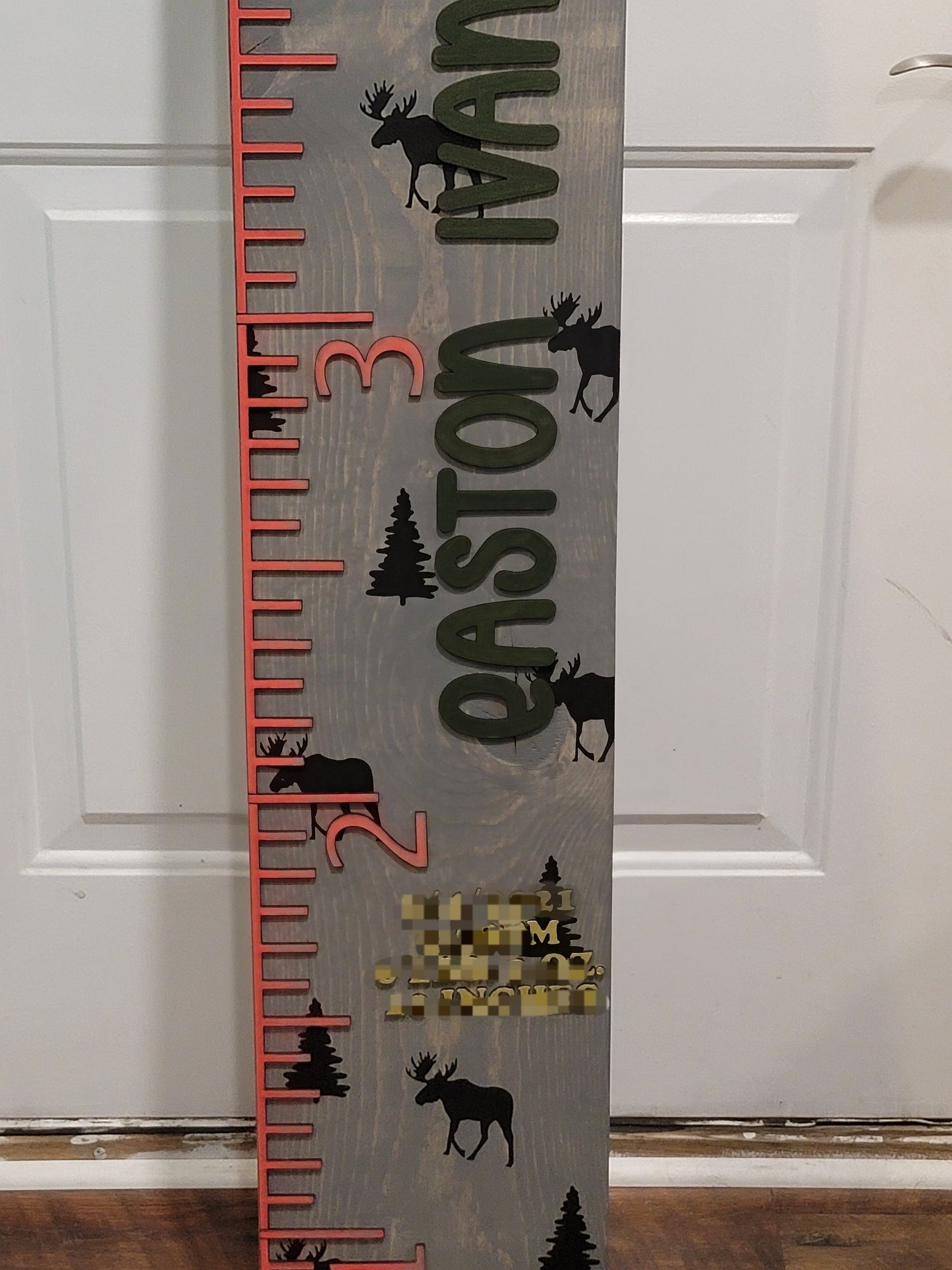 DIY Growth Chart | Growth Chart Ruler | Growth Chart Numbers | Make Your Own Growth Chart