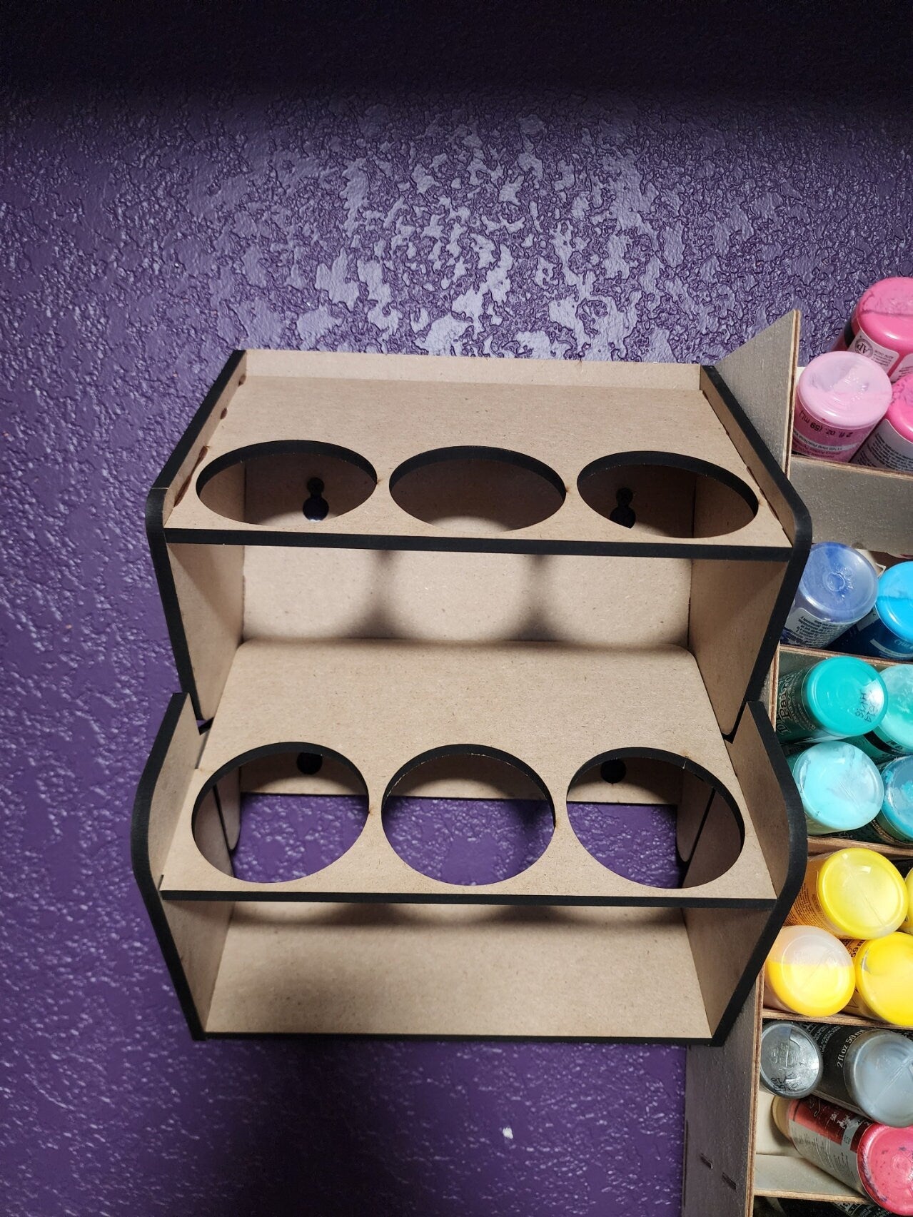 Spray Paint Organization | Garage Organization | Wall Mounted Spray Paint Holder