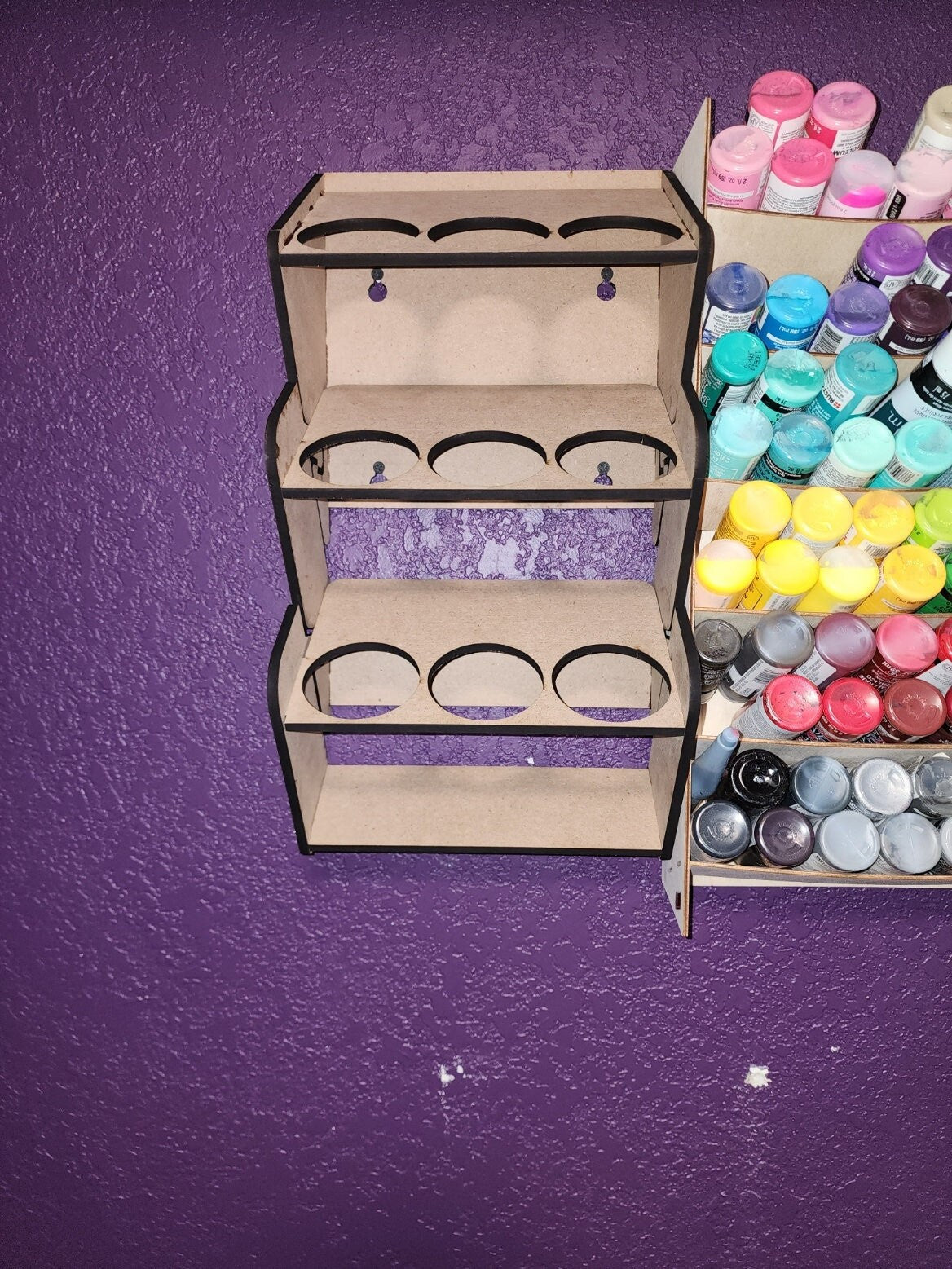 Spray Paint Organization | Garage Organization | Wall Mounted Spray Paint Holder