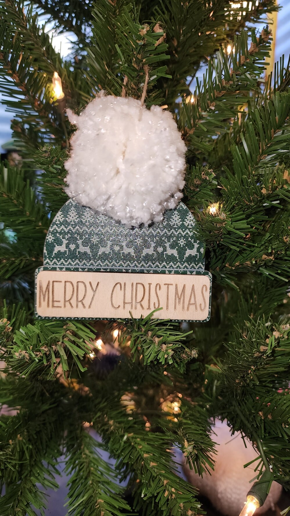 Customized Beanie Christmas Ornament | Custom Christmas Ornament | 2023 Christmas Ornament | Personalized Christmas Ornament